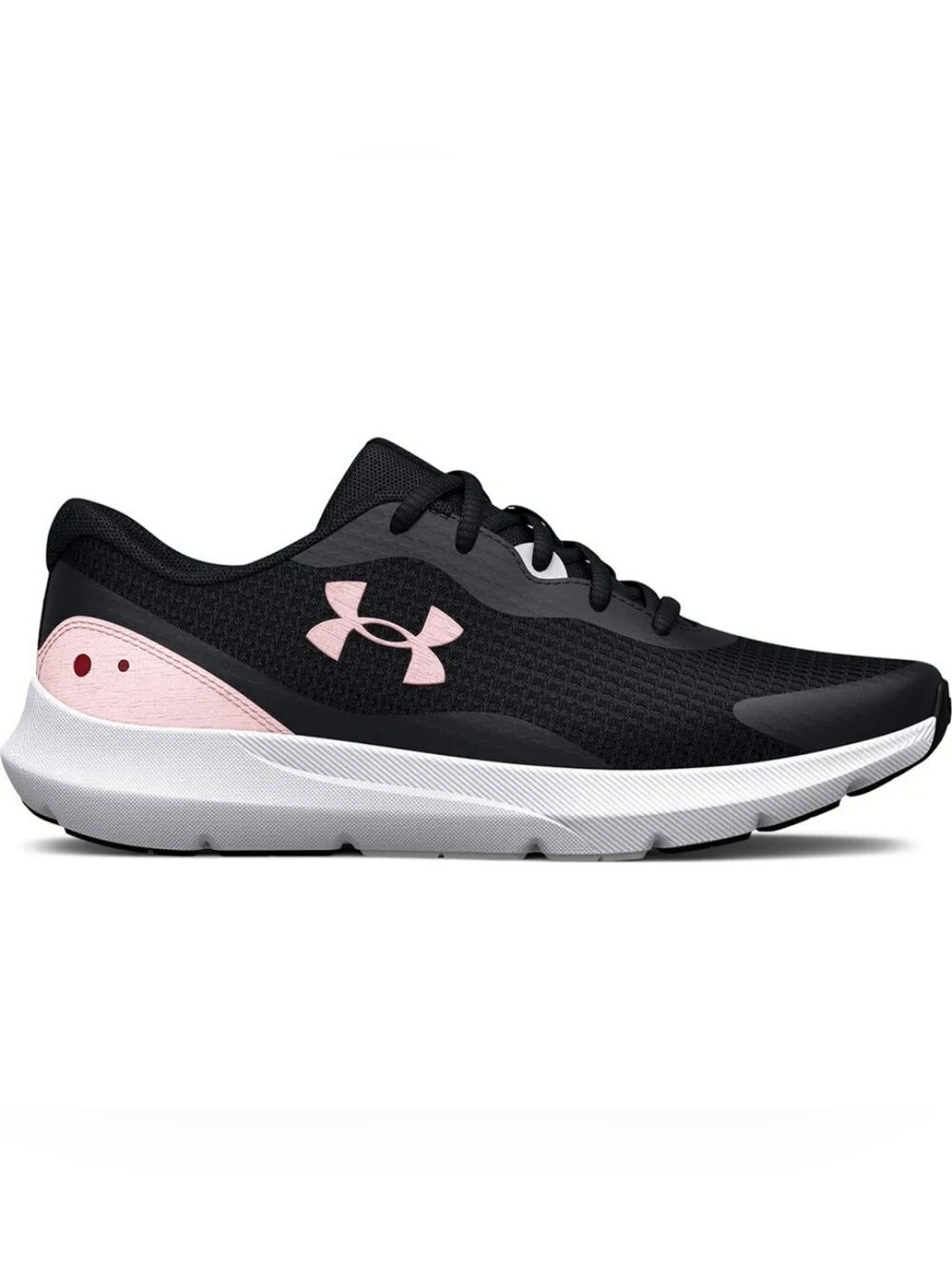 Under Armour Surge 3 Womens Size 10 Running Gym Shoes Black Pink